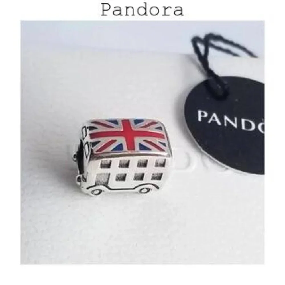 Pandora London Bus England Great Britain Charm in a gift box